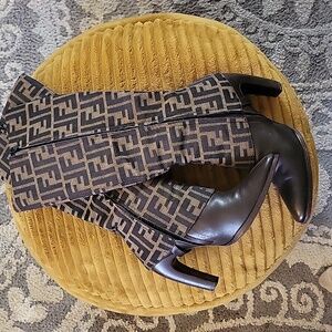 Fendi Zucca boots